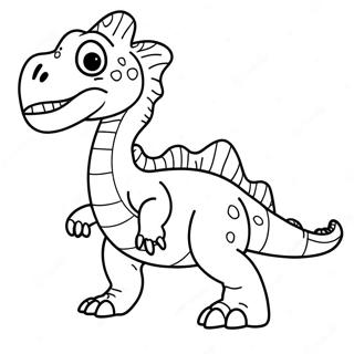 Hybrid Dinosaur Coloring Page 52296-43499