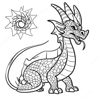 Dragon Head And Tail Coloring Page 52306-43518