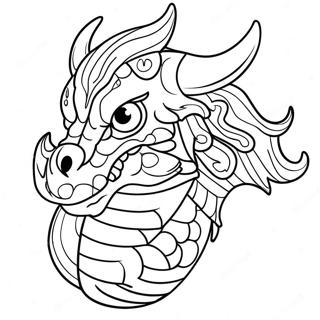 Dragon Head And Tail Coloring Page 52306-43519