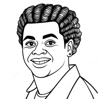 Kodak Black Coloring Page 52326-43532