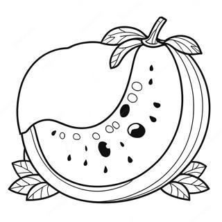 Melon Playground Coloring Page 52336-43539