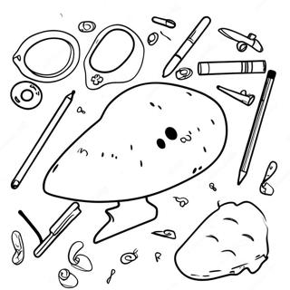 My Favorite Hobbies Coloring Page 5233-4199