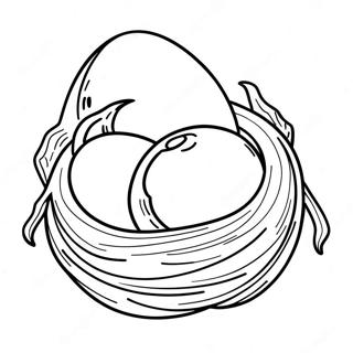 Dragon Egg Nest Coloring Page 52366-43559