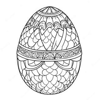 Colorful Dragon Egg Coloring Page 52367-43569