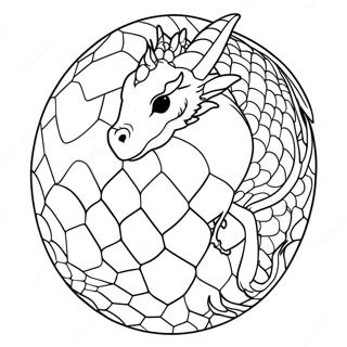 Colorful Dragon Egg Coloring Page 52367-43570