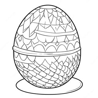 Colorful Dragon Egg Coloring Page 52367-43572