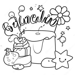 Feliz Cumpleaños Coloring Pages