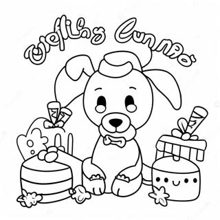 Feliz Cumpleanos Coloring Page 52376-43567