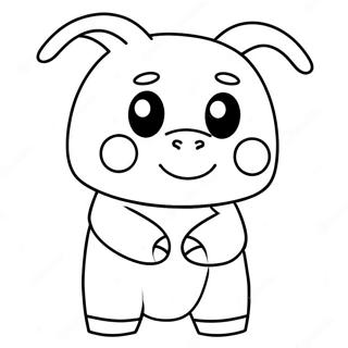 Roblox Piggy Kraxicorde Coloring Pages