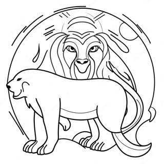 Alpha And Omega Coloring Page 52396-43592