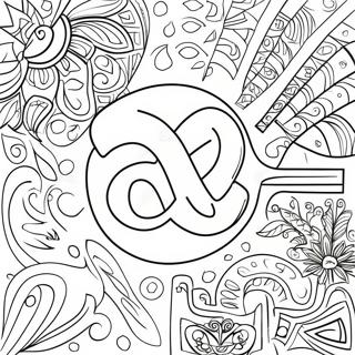 Alpha And Omega Coloring Pages