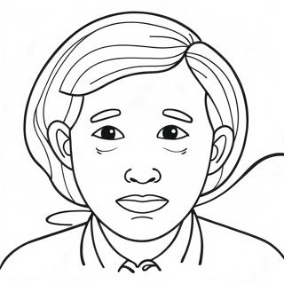 Sad Face Coloring Page 52436-43624