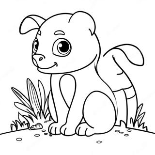 Melancholic Animal Coloring Page 52437-43619