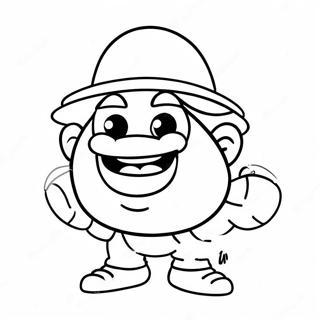 Funny Tweaker Character Coloring Page 5243-4205