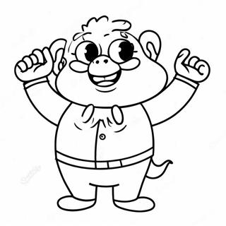 Funny Tweaker Character Coloring Page 5243-4208