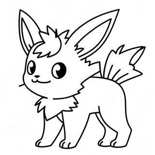 Jolteon Coloring Page 52496-43662