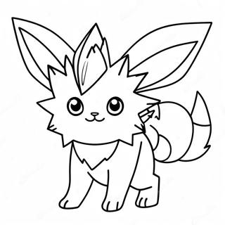 Jolteon Coloring Page 52496-43663