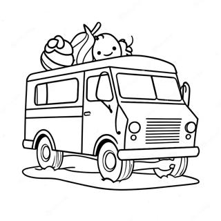 Ice Cream Truck Coloring Page 52506-43687