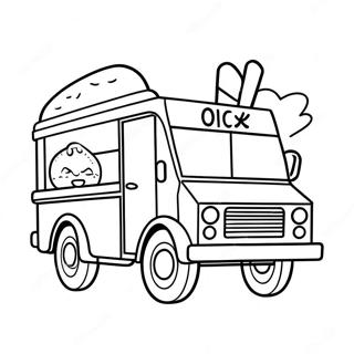 Ice Cream Truck Coloring Page 52506-43688