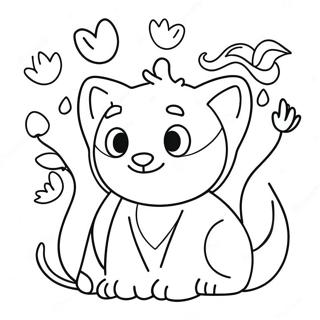 Cheerful Good Morning Animals Coloring Page 52517-43681