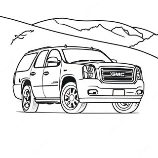 Gmc Yukon Coloring Pages