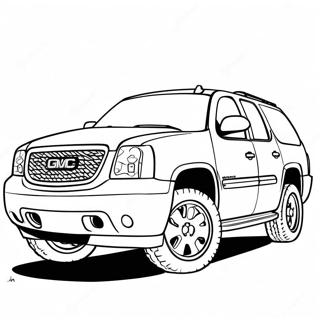 Gmc Yukon Coloring Pages