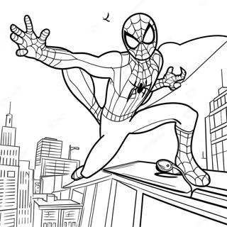 Spider Man No Way Home Coloring Page 5252-4211