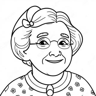 Cheerful Get Well Soon Grandma Coloring Page 52537-43700