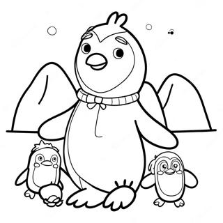 Adventurous Mr Popper With Penguins Coloring Page 52557-43715