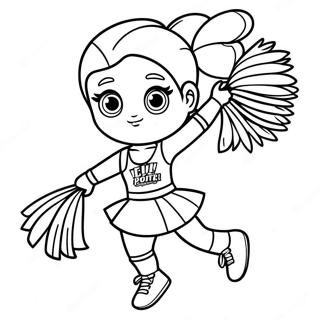 Lol Cheerleader Coloring Page 52566-43718