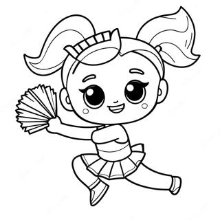 Lol Cheerleader Coloring Page 52566-43720