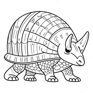 Armadillo Coloring Page 52576-43722