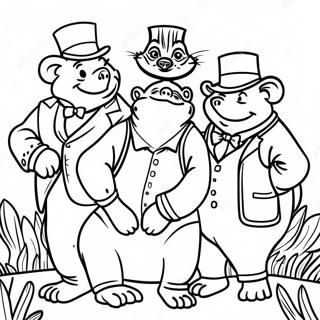 Wind In The Willows Characters Coloring Page 52586-43752