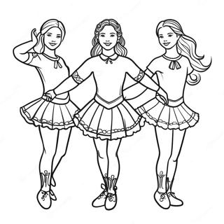 Irish Dance Coloring Page 52596-43738