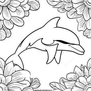 Miami Dolphins Logo Coloring Page 5262-4219