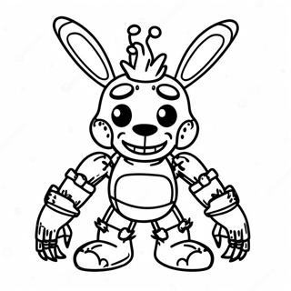 Full Body Springtrap Coloring Pages