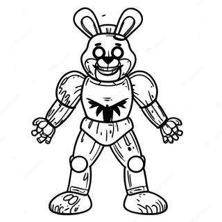 Full Body Springtrap Coloring Page 52646-43790