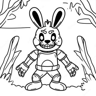 Full Body Springtrap Coloring Pages