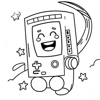 Bmo In Space Coloring Page 52657-43799