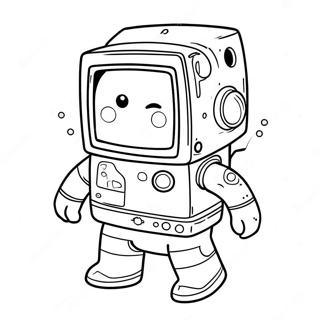 Bmo In Space Coloring Page 52657-43800