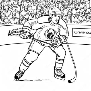 Buffalo Sabres Player Skating Coloring Page 52667-43807