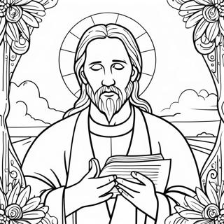 Lord S Prayer Coloring Page 52676-43812