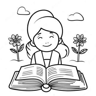 Children S Lord S Prayer Illustrated Coloring Page 52677-43814