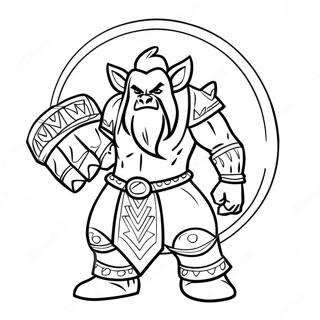 World Of Warcraft Coloring Page 52686-43818