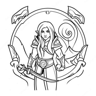 World Of Warcraft Coloring Page 52686-43820