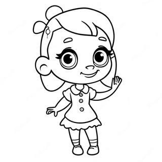 Penny Proud In Her Stylish Outfit Coloring Page 52707-43838