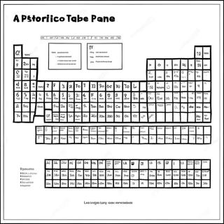 Colorful Periodic Table Activity Coloring Page 52717-43847