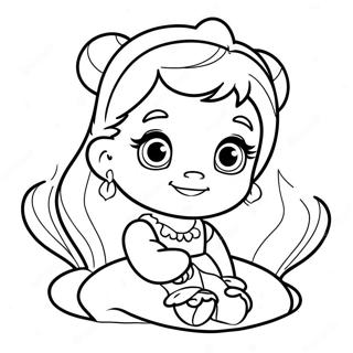 Baby Disney Princess Coloring Page 5272-4226