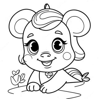 Baby Disney Princess Coloring Page 5272-4228