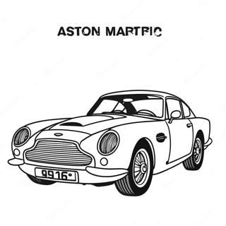 Aston Martin Coloring Pages